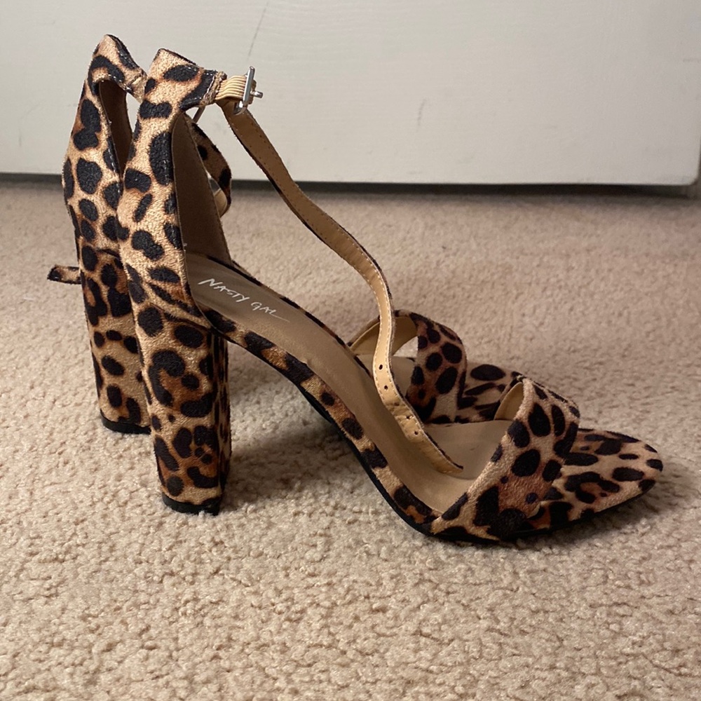 Cheetah print heels